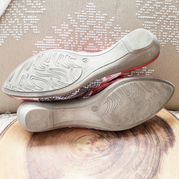 UTV | FEMININE MARY JANE METALLIC ROSE SNAKESKIN - Picture 12 of 15